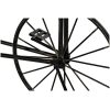 CONSOLA METAL ABETO BICICLETA NEGRA 128X40X82 CM