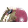 GLOBO TERRAQUEO 10 CM  ROJO CONTINENTES DORADOS