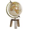 GLOBO TERRAQUEO 20 CM  BASE MADERA 3 PATAS