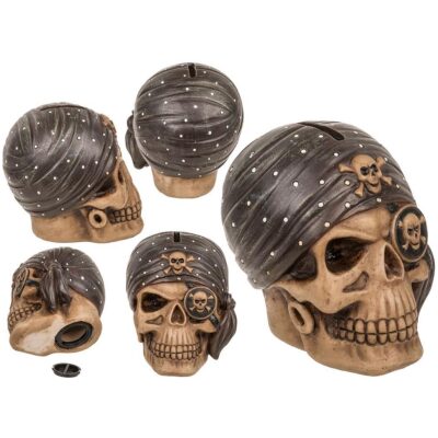 HUCHA CALAVERA PARCHE CALAVERA