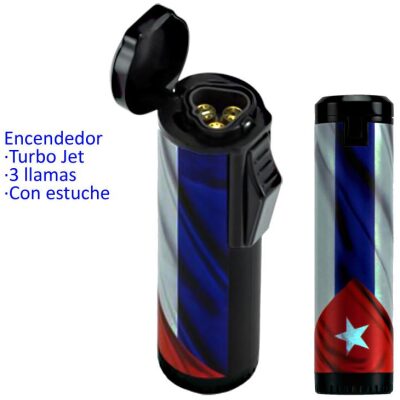 MECHERO TURBO TRIPLE   COOL CUBA 