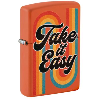 MECHERO ZIPPO TAKE IT EASY  TOMALO CON CALMA