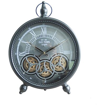 RELOJ MESA OLD TWN MAQUINARIA VISTA 18X45 CM 