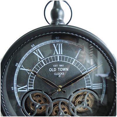 RELOJ MESA OLD TWN MAQUINARIA VISTA 18X45 CM