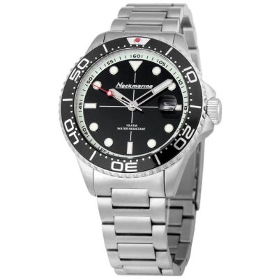 RELOJ NECKMARINE ARMILUMINISCENTE NEGRO