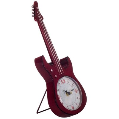 RELON MESA GUITARRA ELECTRICA ROJA METAL 34 CM