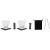 VASO WHISKY 2 UNID  POSAVASOS ENFRIADORES PINZA
