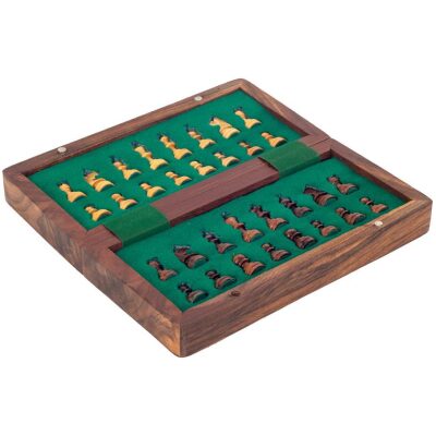 AJEDREZ MAGNETICO 18X18 CM  MADERA