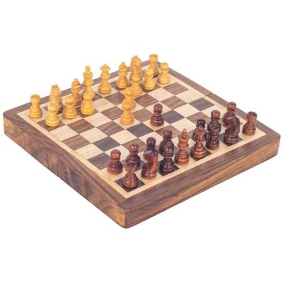 AJEDREZ MAGNETICO 18X18 CM  MADERA