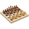 AJEDREZ DAMAS BACKGAMMON PLEGABLE 35X15 CM