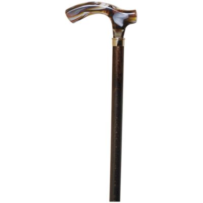 BASTON HAYA MARRON PUÑO METACRILATO MARRON