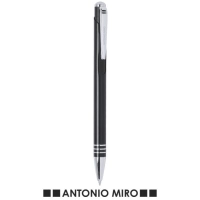 BOLIGRAFO NEGRO ALUMINIO HELMOR -ANTONIO MIRO-