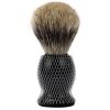 BROCHA AFEITAR PELO TEJON MANGO NEGRO
