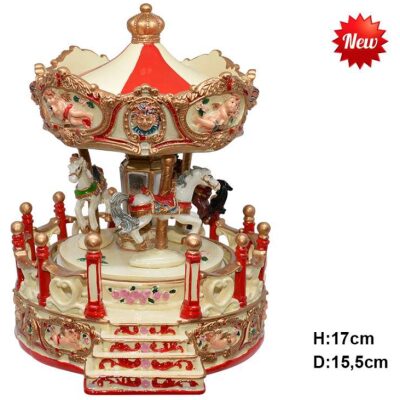 CARRUSEL MUSICAL GRANDE CON ESCALERA