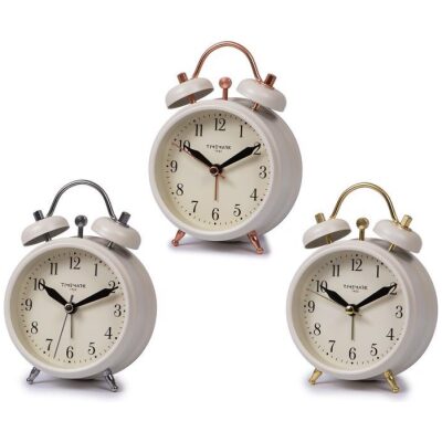 DESP  CAMPANA 10 CM  RETRO BLANCO METAL COL  SURTI