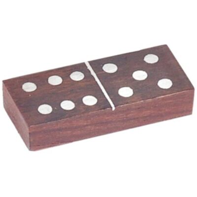 DOMINO CAJA FICHAS MADERA