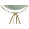 GLOBO TERRAQUEO VERDE 63 CM  TRIPODE DORADO