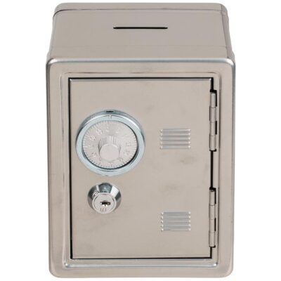 HUCHA CAJA FUERTE 16 CM  4 COL