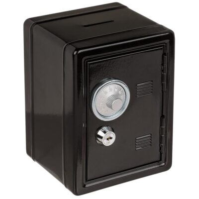 HUCHA CAJA FUERTE 16 CM  4 COL