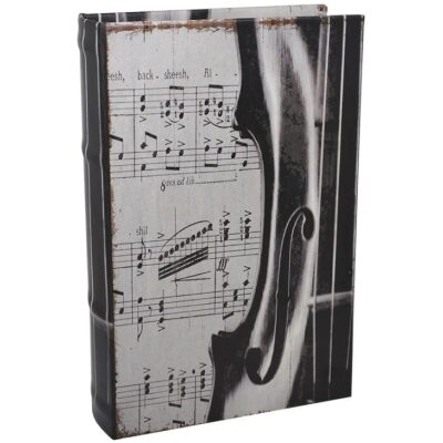 HUCHA CAJA FUERTE 24X16 MUSICA