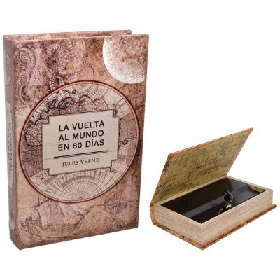 HUCHA CAJA FUERTE LA VUELTA AL MUNDO