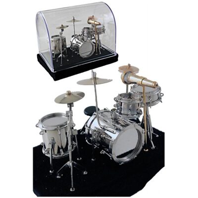 MINIATURA MUSICAL BATERIA EN URNA