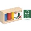 PARCHIS OCA 44x44 4 JUGADORES CRISTAL MARCO MADERA