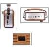 RADIO BLUETOOTH USB BLUES EFECTO MADERA DIAL LARGO