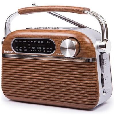 RADIO BLUETOOTH USB BLUES EFECTO MADERA DIAL LARGO