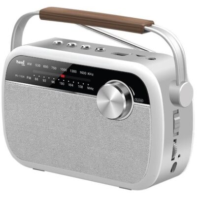 RADIO VINTAGE CROMADA SAMI  AM/FM/BT/USB