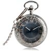 RELOJ BOLSILLO CUERDA ESF AZUL N ROMANO TAPA VIS