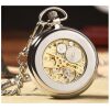 RELOJ BOLSILLO CUERDA LISO SIN TAPA SILVER