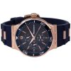 RELOJ NECKMARINE CAUCHO AZUL ACERO ROSADO