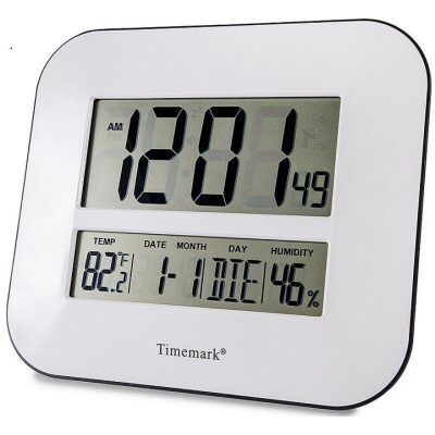 RELOJ PARED O MESA FECHA TERMOMETRO 