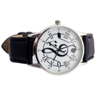 RELOJ PULSERA CLAVE SOL ESF  BLANCA