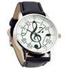RELOJ PULSERA CLAVE SOL ESF  BLANCA