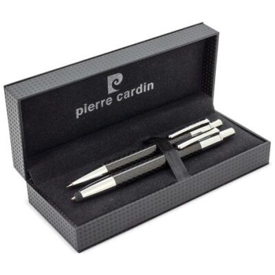 SET BOLIGRAFO PORTAMINAS CARBON CON PUNTERO