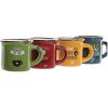 TAZA PEQUEÑA RETRO FRASES CAFE 4 COL