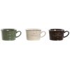 TAZA MINI CAFE EN RELIEVE COL  SURTIDOS