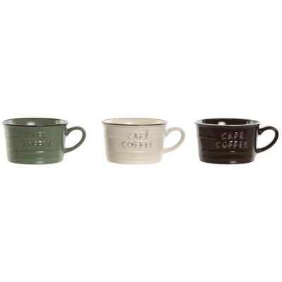 TAZA MINI CAFE EN RELIEVE COL  SURTIDOS