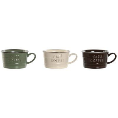 TAZA MINI CAFE EN RELIEVE COL  SURTIDOS