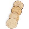 POSAVASOS RUSTICO MADERA PINO 4 PZA