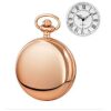 RELOJ BOLSILLO CUARZO DORADO LISO ESF  BL o NEG