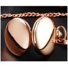 RELOJ BOLSILLO CUARZO DORADO LISO ESF  BL o NEG