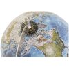 GLOBO TERRAQUEO 12 CM  PEANA CUADRADA MADERA