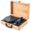 TOCADISCO DE MADERA BLUETOOTH USB