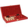 AJEDREZ MADERA ROYAL MINI ROJO 32X32X4 5 cm