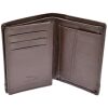 CARTERA JAGUAR C/MONED  VERTICAL  MARRON