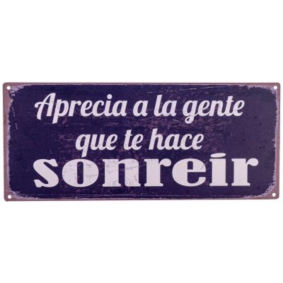 CHAPA PARED SONREIR 13x36 cm 