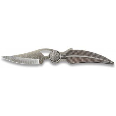 NAVAJA ALBAINOX PLUMA INDIO HOJA5 8 cm 